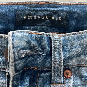 Aeropostale denim shorts with cuff